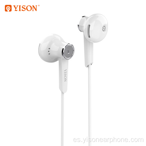 YISON Nuevos auriculares de 3,5 mm bajo